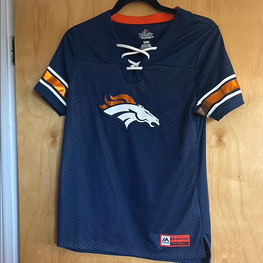 NFL Broncos Kids Navy and Orange Jersey